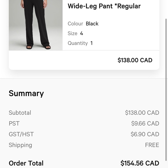 Lululemon Wide Leg pants - Picture 7 of 7